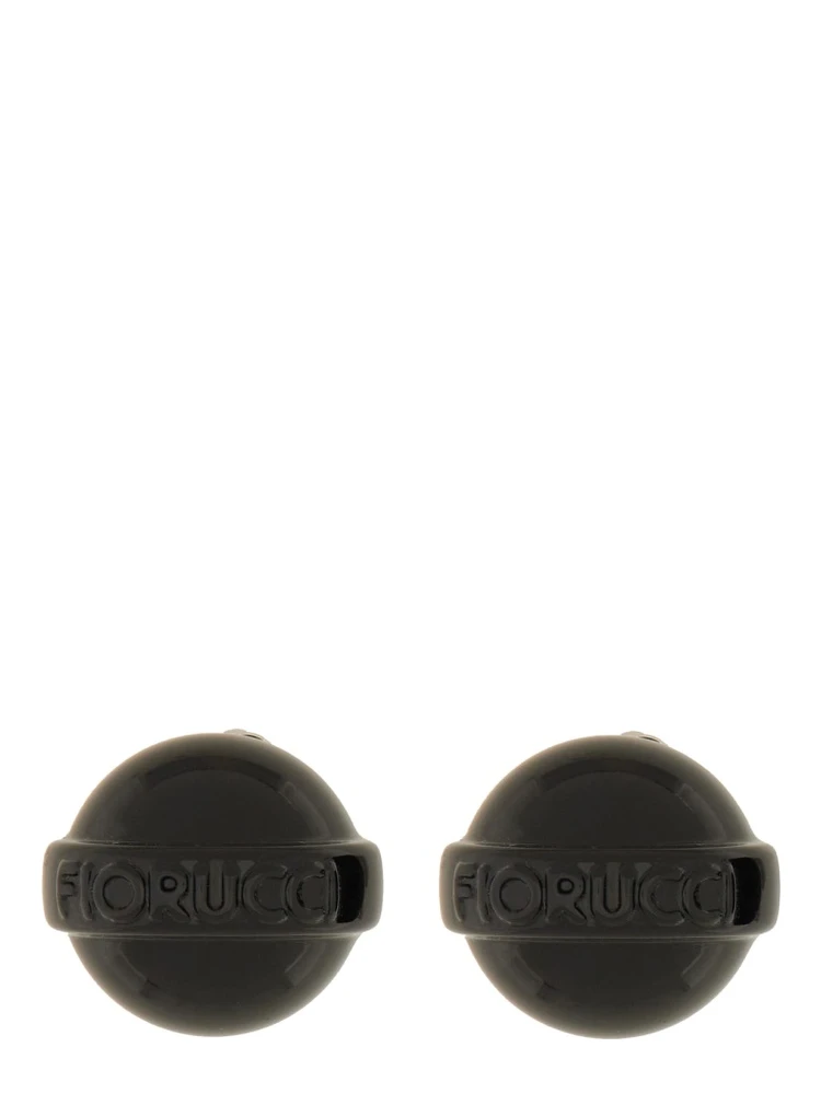 GLOSSY BLACK MINI LOLLIPOP EARRING