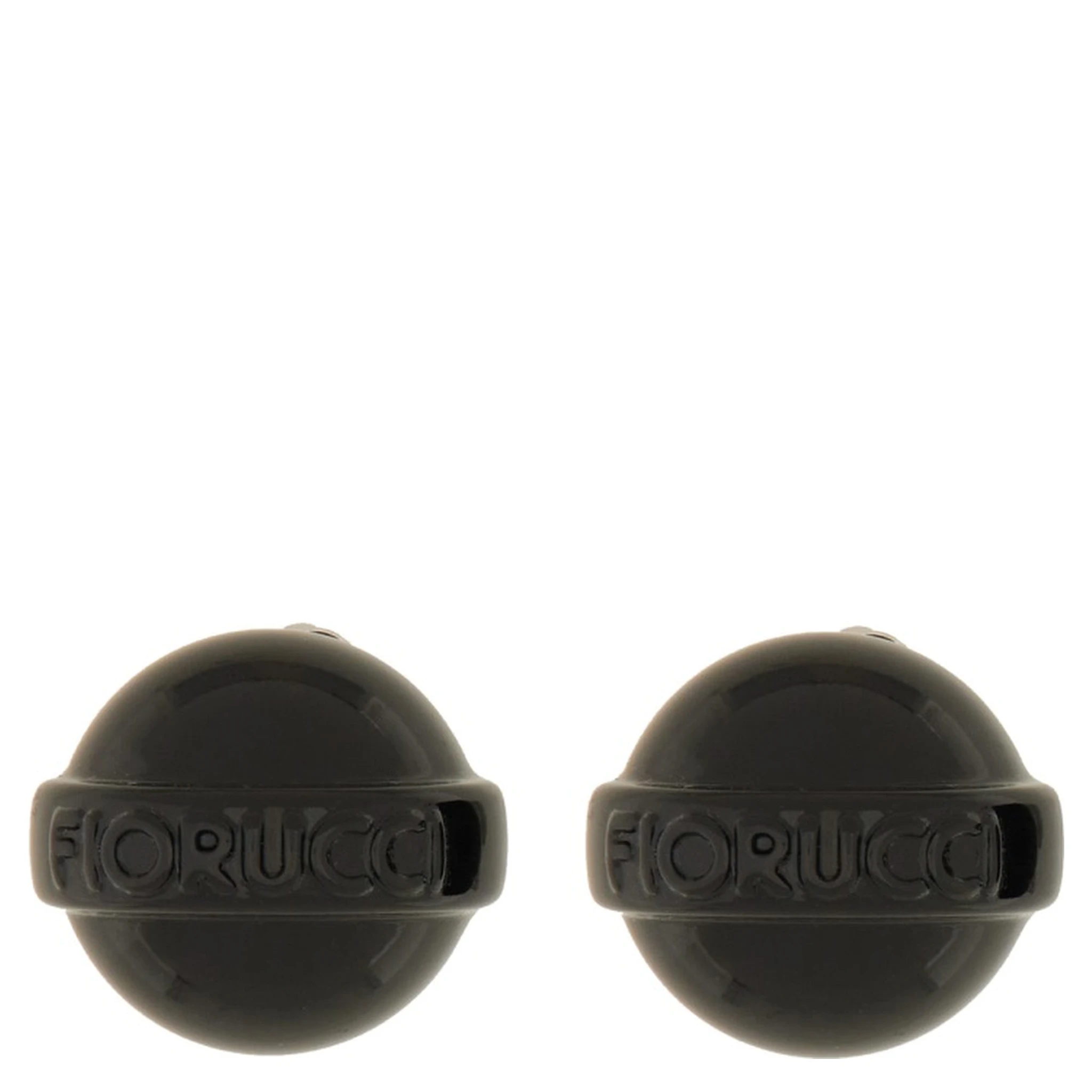 GLOSSY BLACK MINI LOLLIPOP EARRING