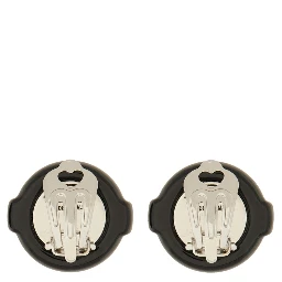 GLOSSY BLACK MINI LOLLIPOP EARRING