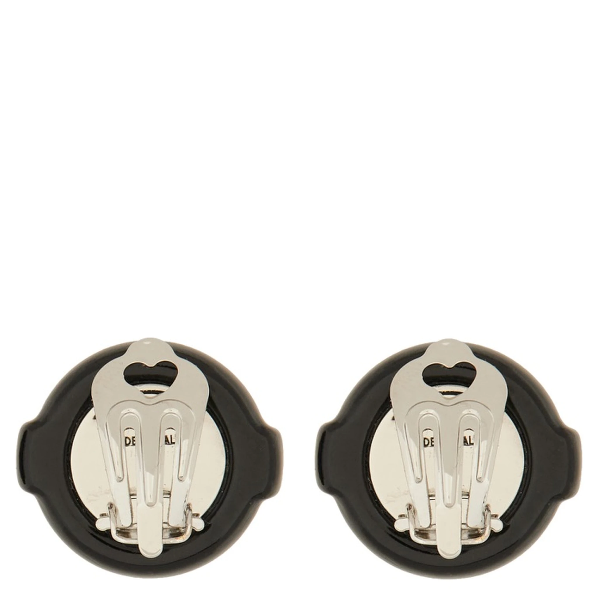 GLOSSY BLACK MINI LOLLIPOP EARRING