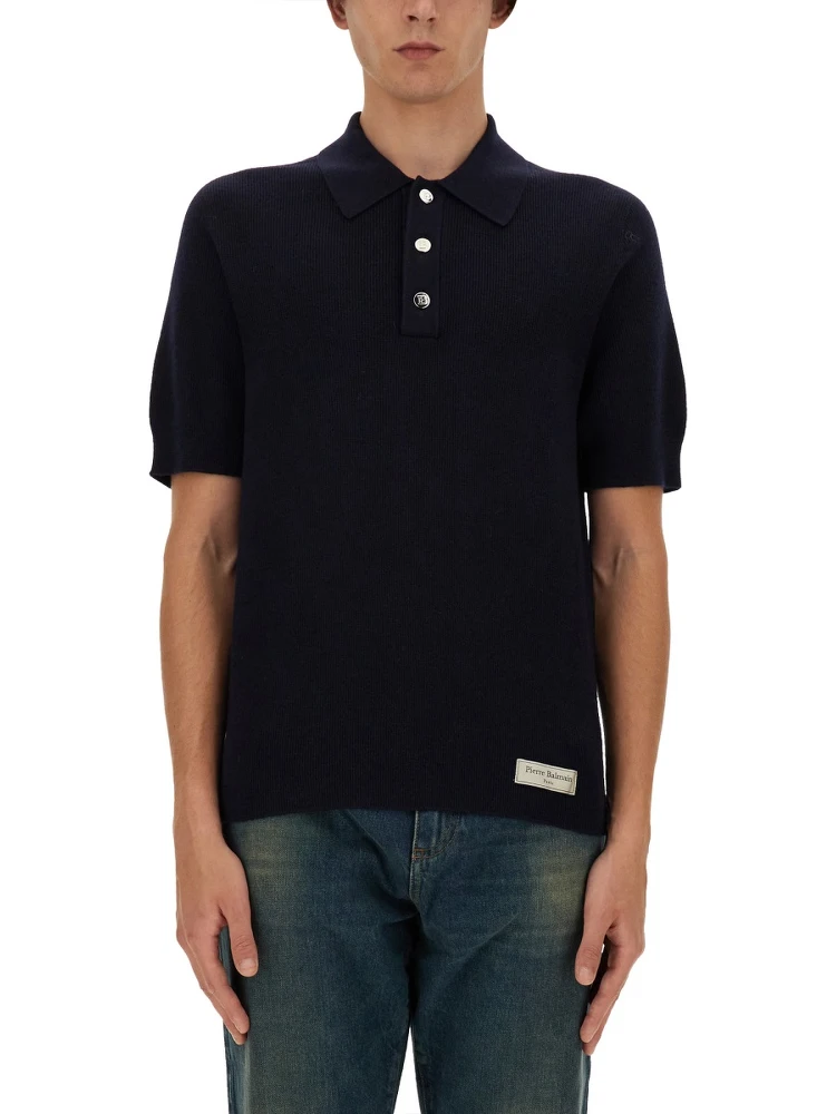 MERINO WOOL POLO SHIRT