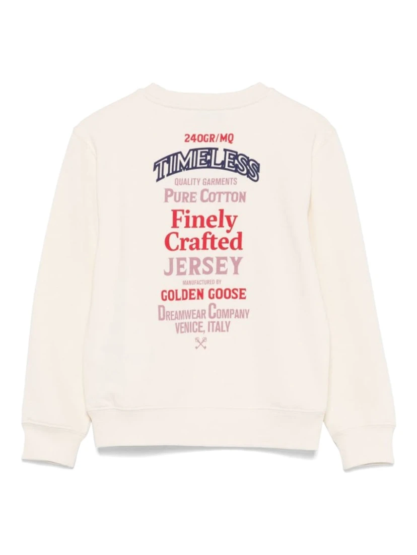 journey girl's crewneck regular sweatshirt printed