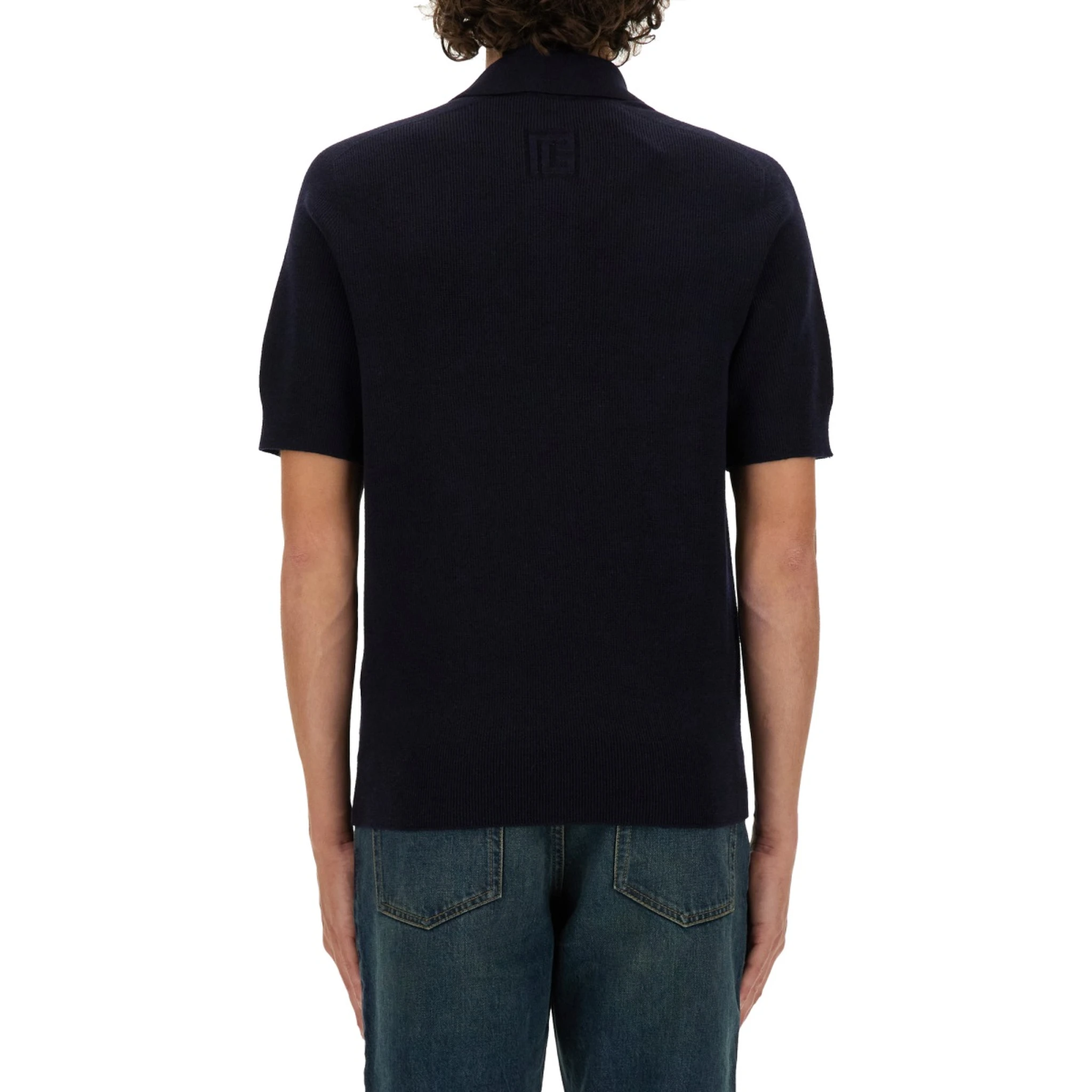MERINO WOOL POLO SHIRT