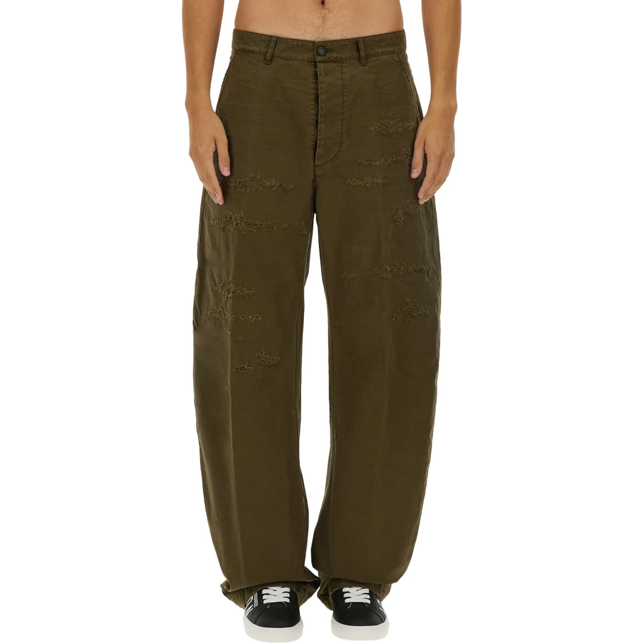 RIPPED BIG CHINO PANTS