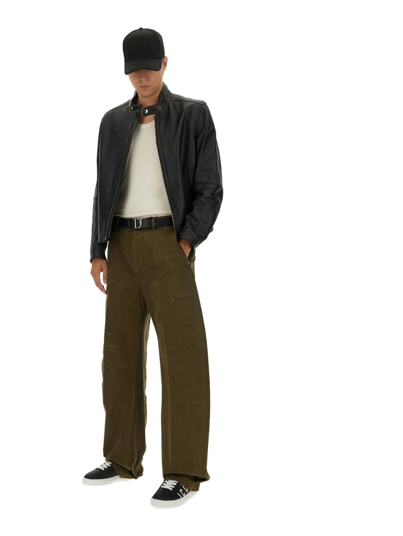 RIPPED BIG CHINO PANTS