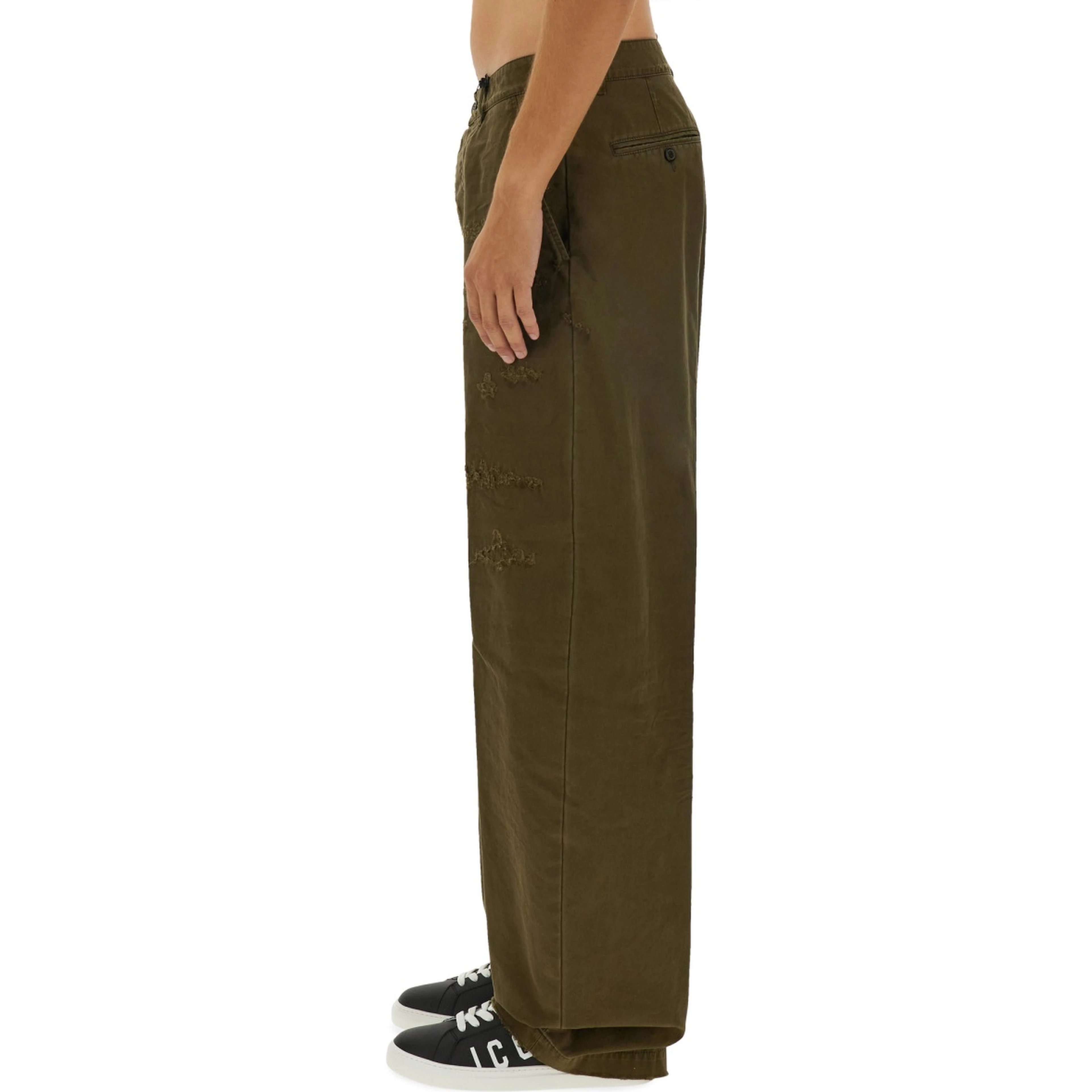 RIPPED BIG CHINO PANTS