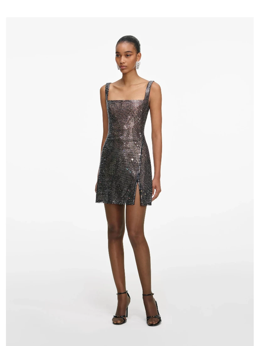 SELF PORTRAIT Dresses Silver