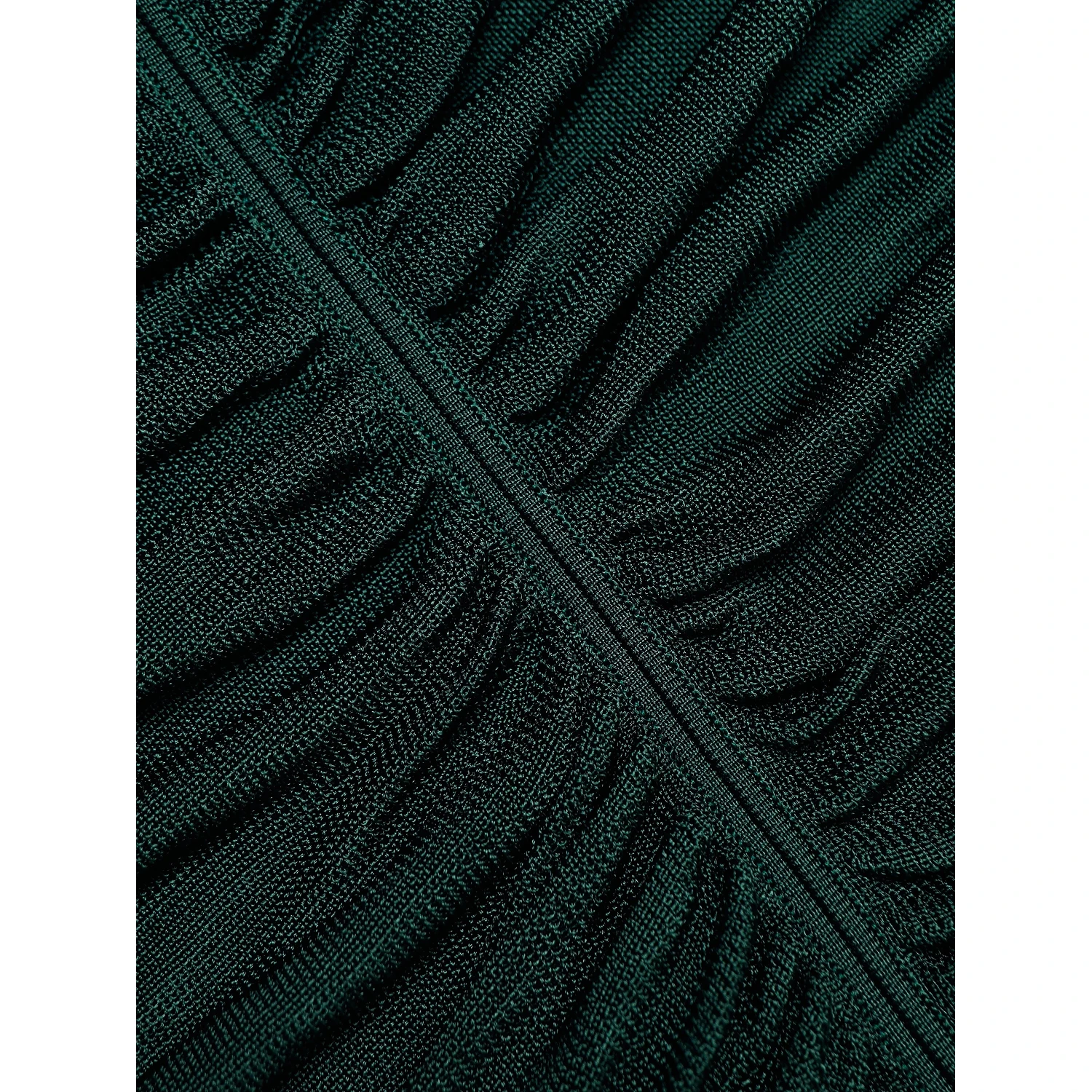 Green Viscose Knit Midi Dress – self-portrait-EU