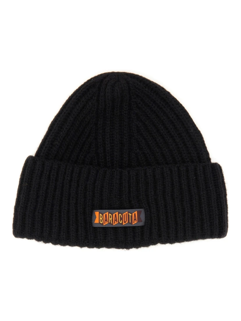 BEANIE HAT WITH LOGO PATCH
