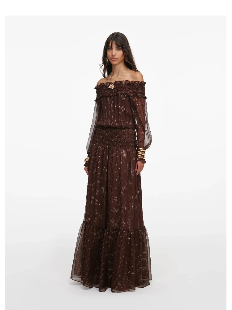 SELF PORTRAIT Dresses Brown alternative