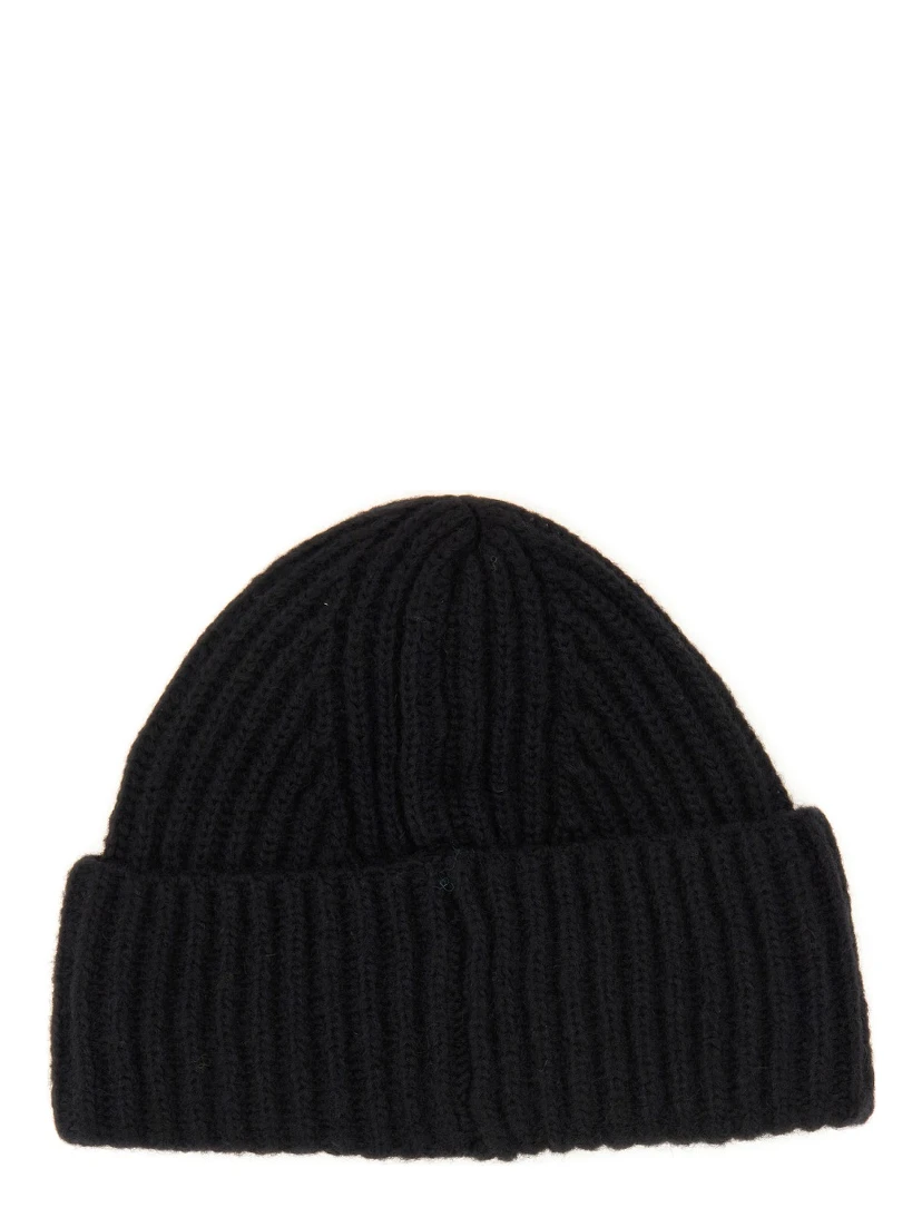 BEANIE HAT WITH LOGO PATCH