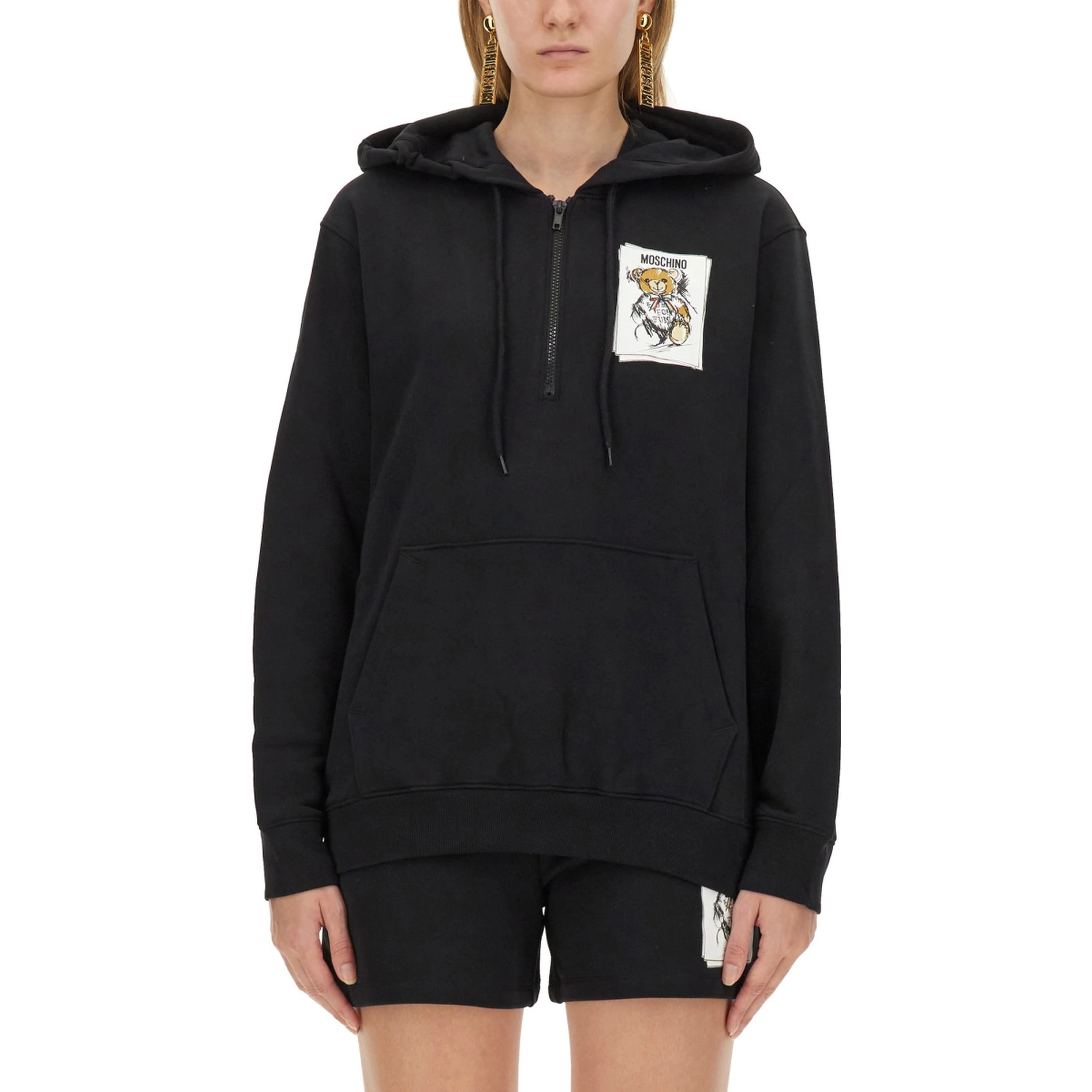 SWEATSHIRT WITH LOGO PRINT