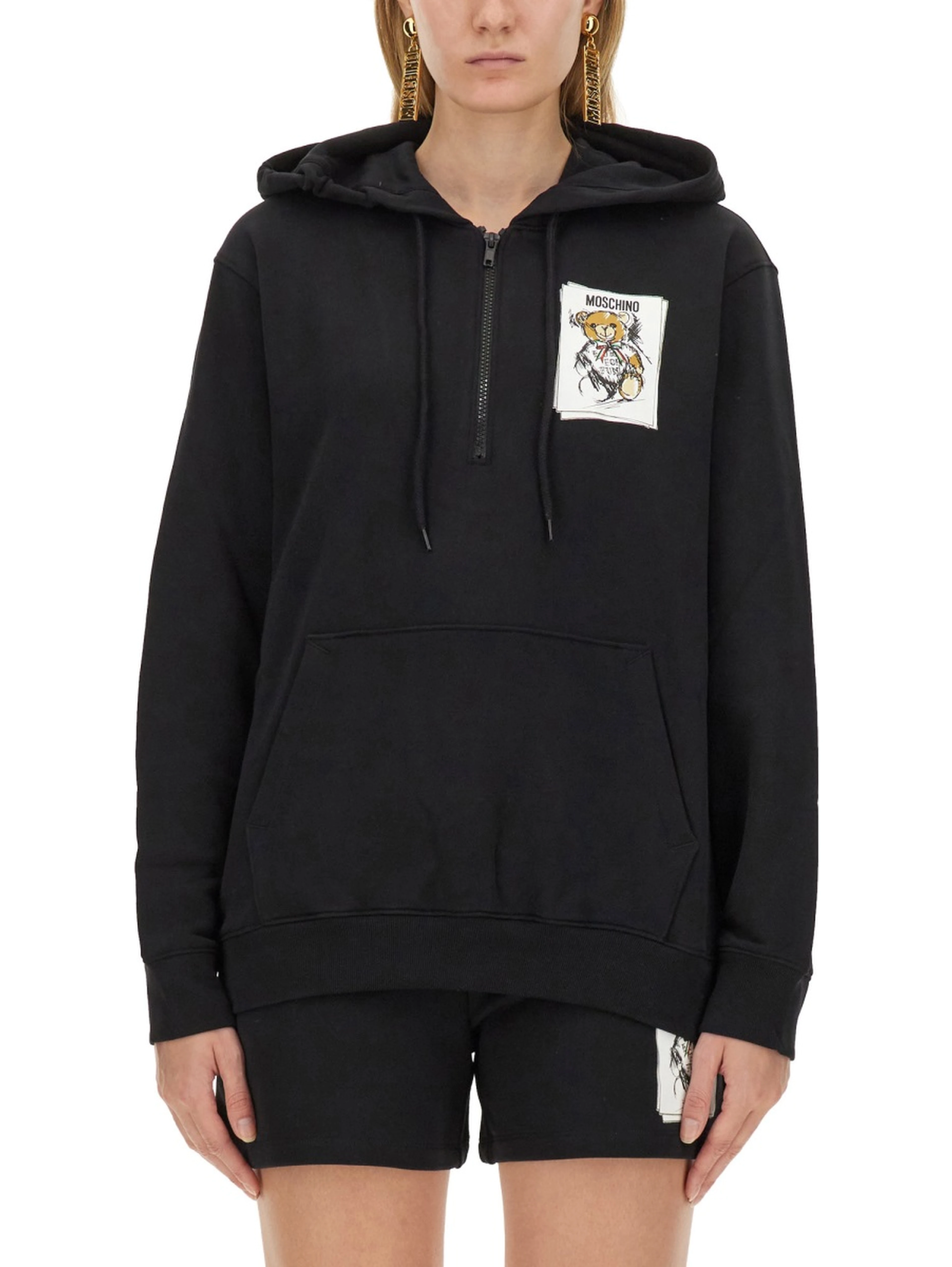 SWEATSHIRT WITH LOGO PRINT