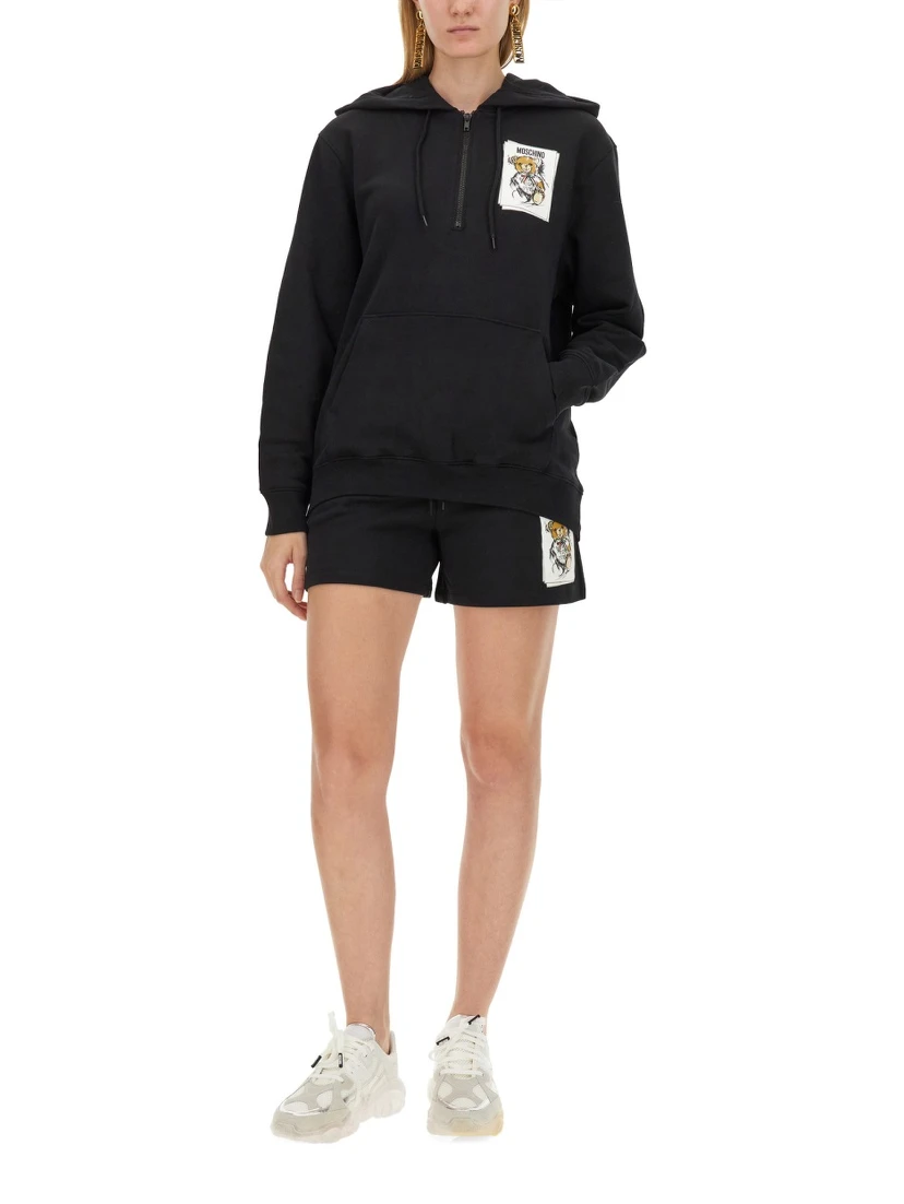 SWEATSHIRT WITH LOGO PRINT