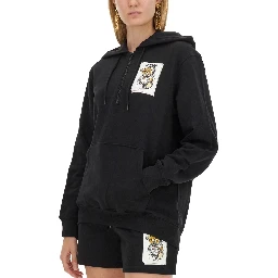 SWEATSHIRT WITH LOGO PRINT