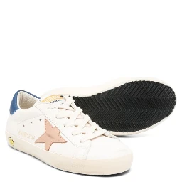 super star nappa leather upper and list nubuck star leather heel