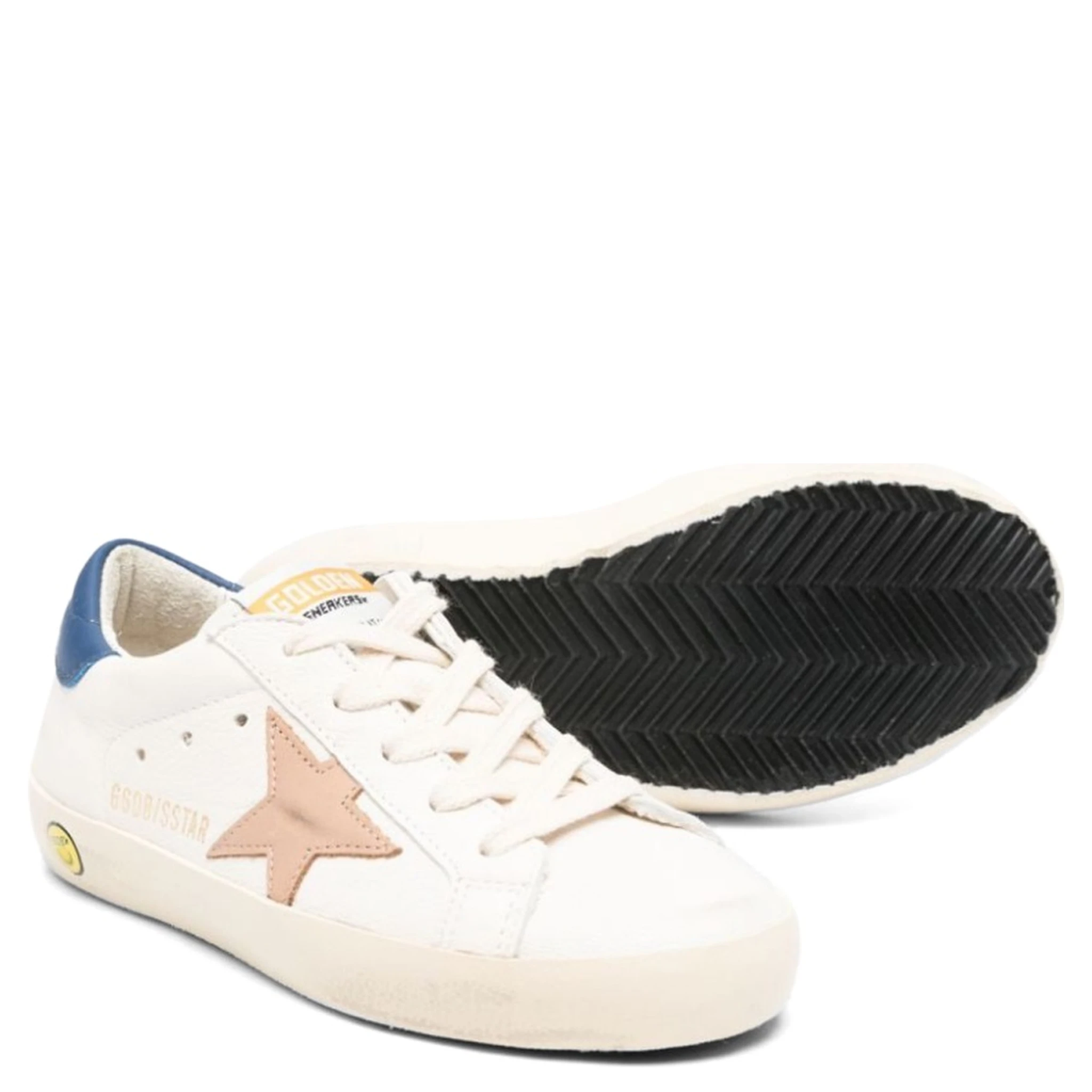 super star nappa leather upper and list nubuck star leather heel