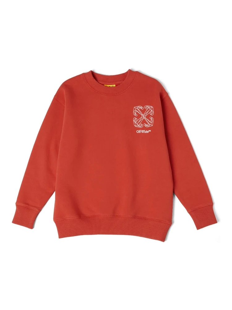 arrow stitched crewneck