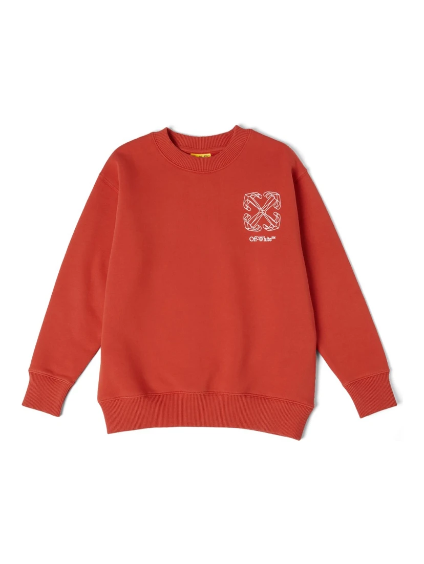 arrow stitched crewneck