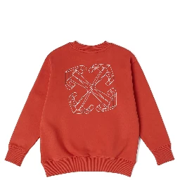 arrow stitched crewneck