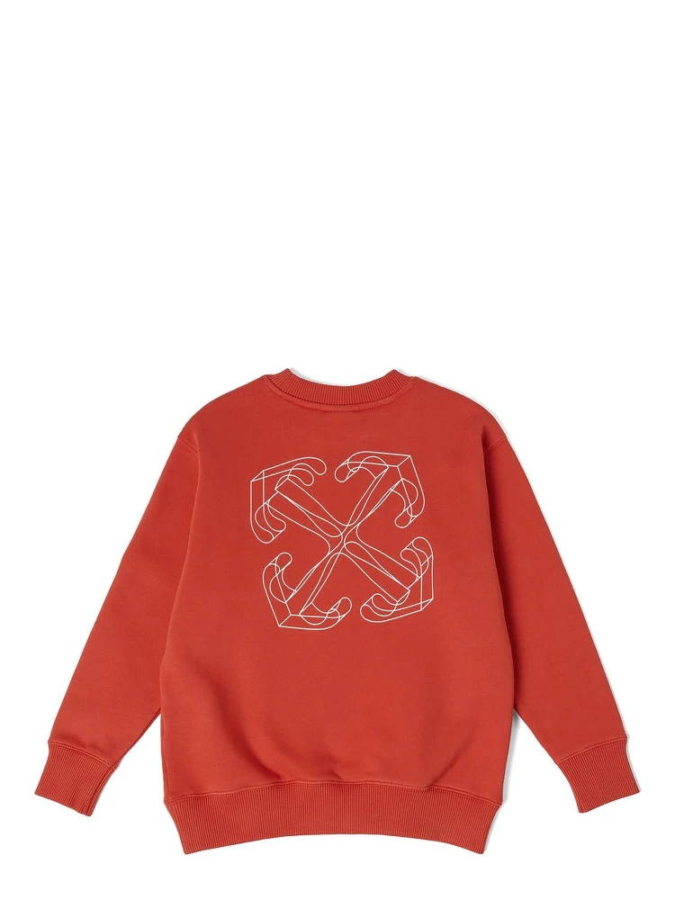arrow stitched crewneck alternative