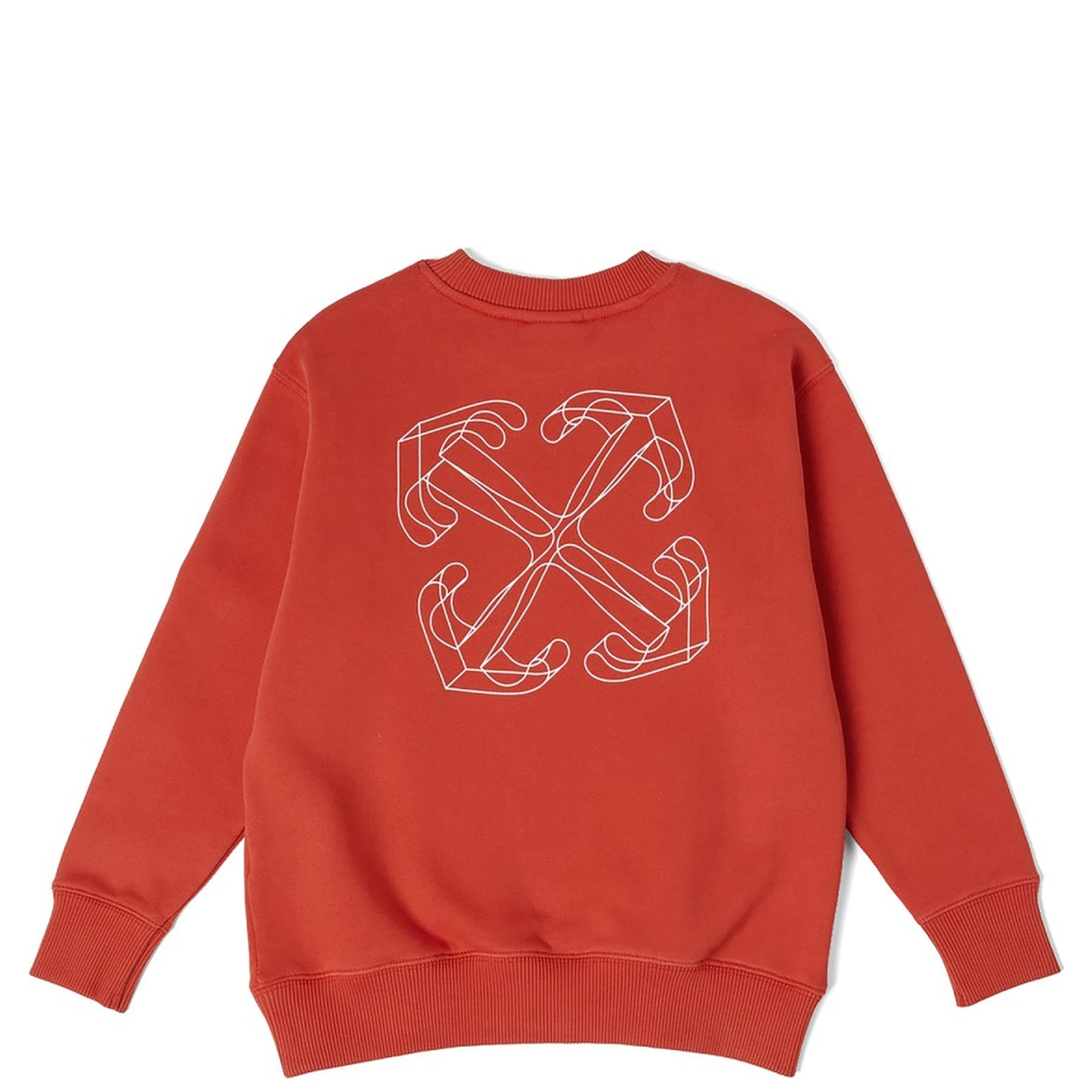 arrow stitched crewneck