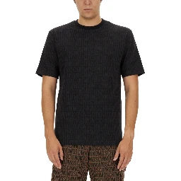 T-SHIRT WITH ALL OVER LOGO