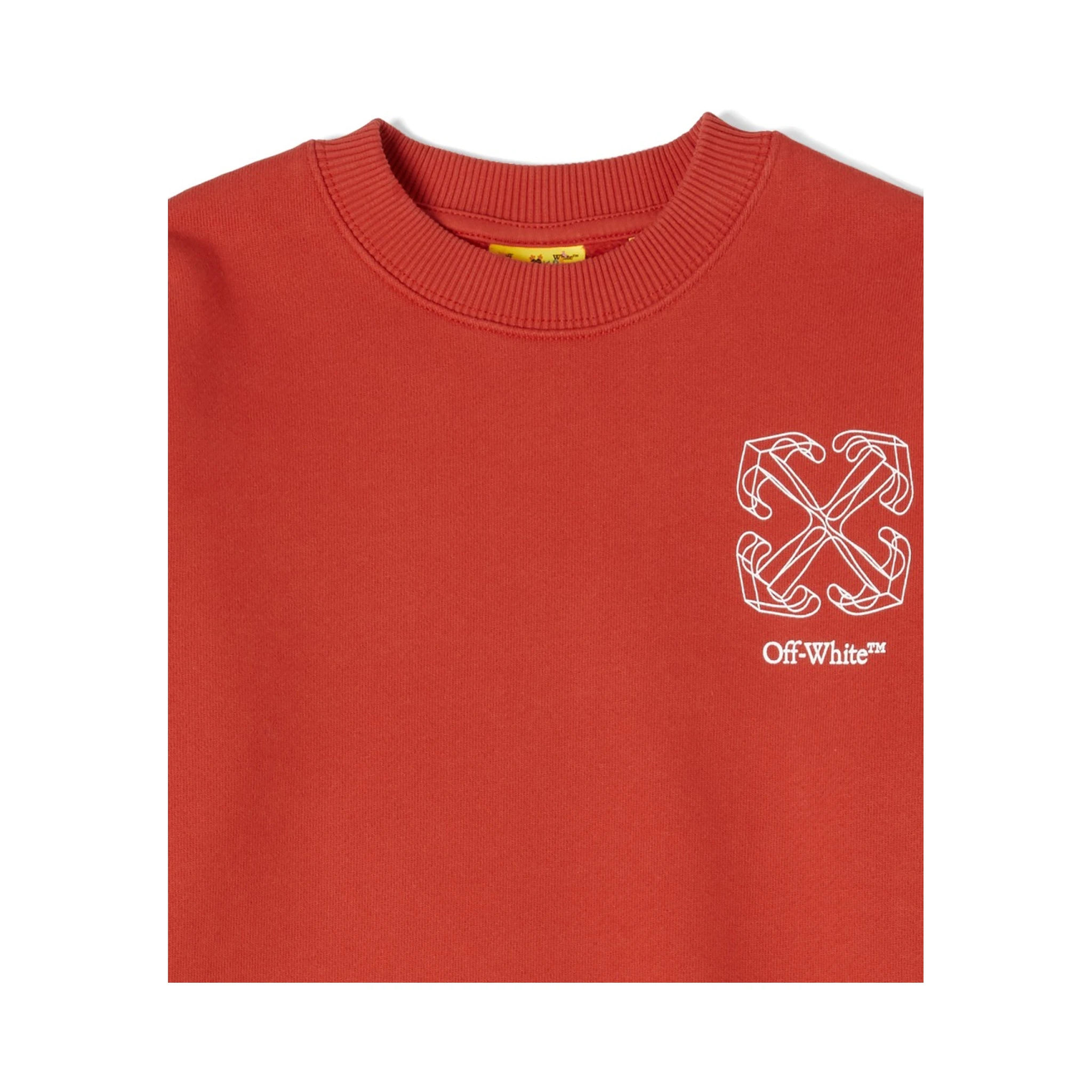 arrow stitched crewneck