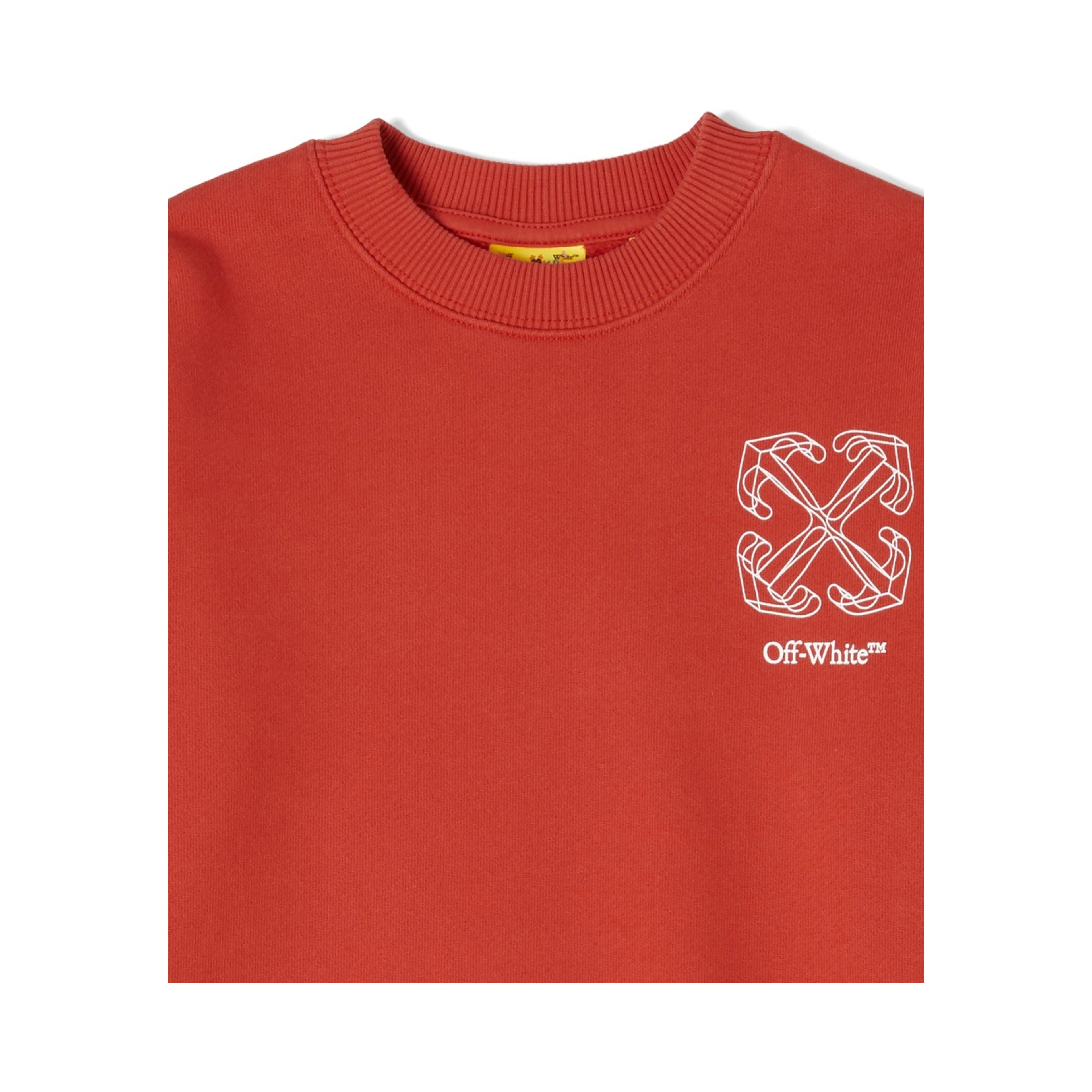 arrow stitched crewneck