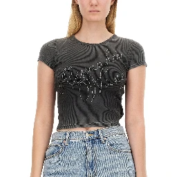 RHINESTONE LOGO T-SHIRT