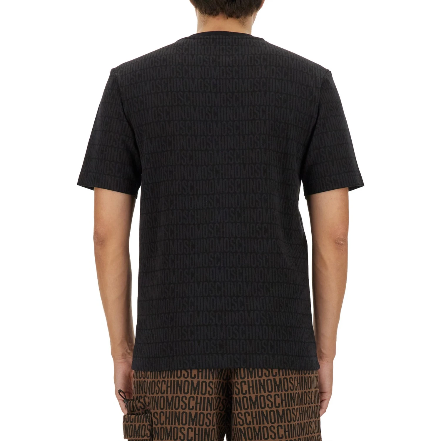T-SHIRT WITH ALL OVER LOGO