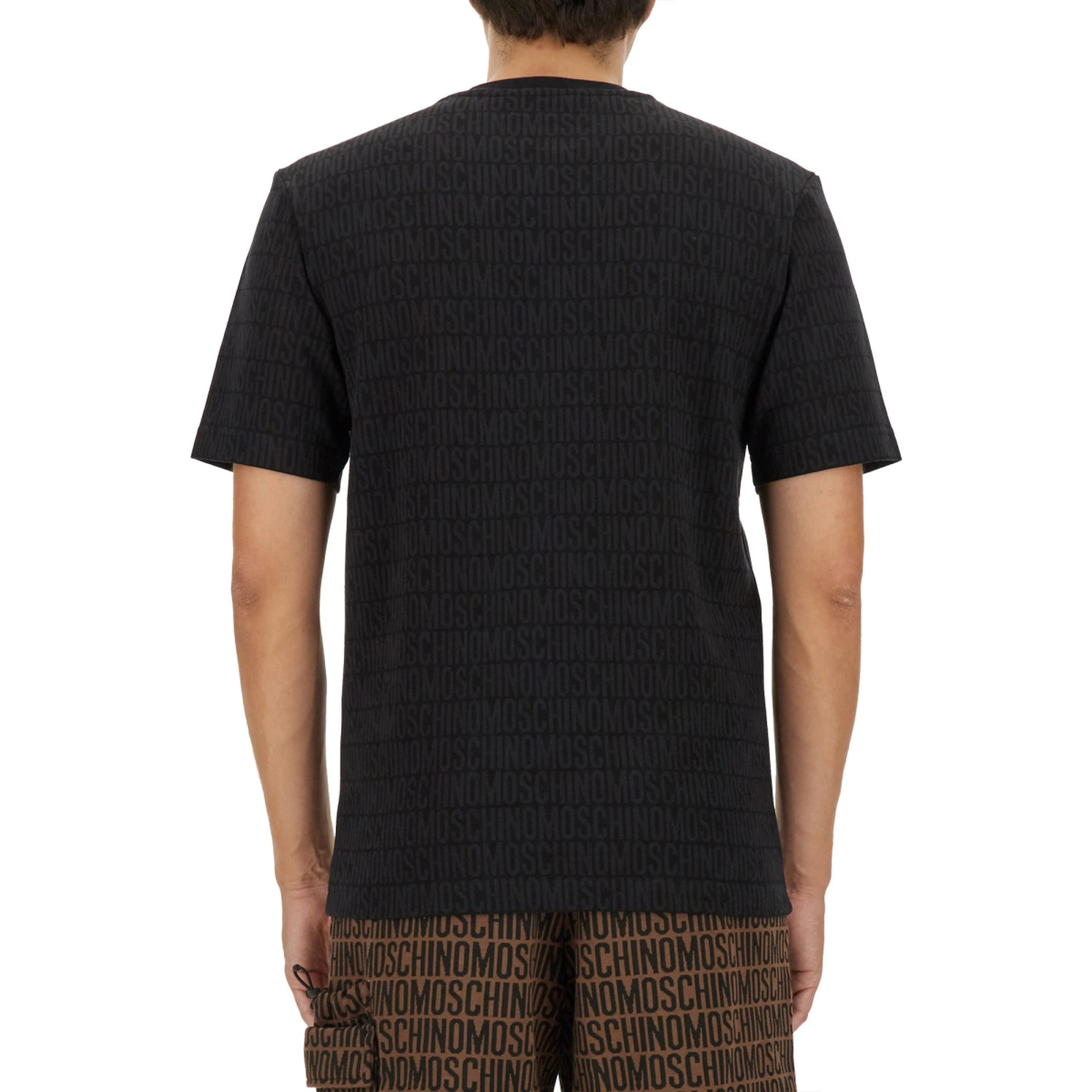 T-SHIRT WITH ALL OVER LOGO