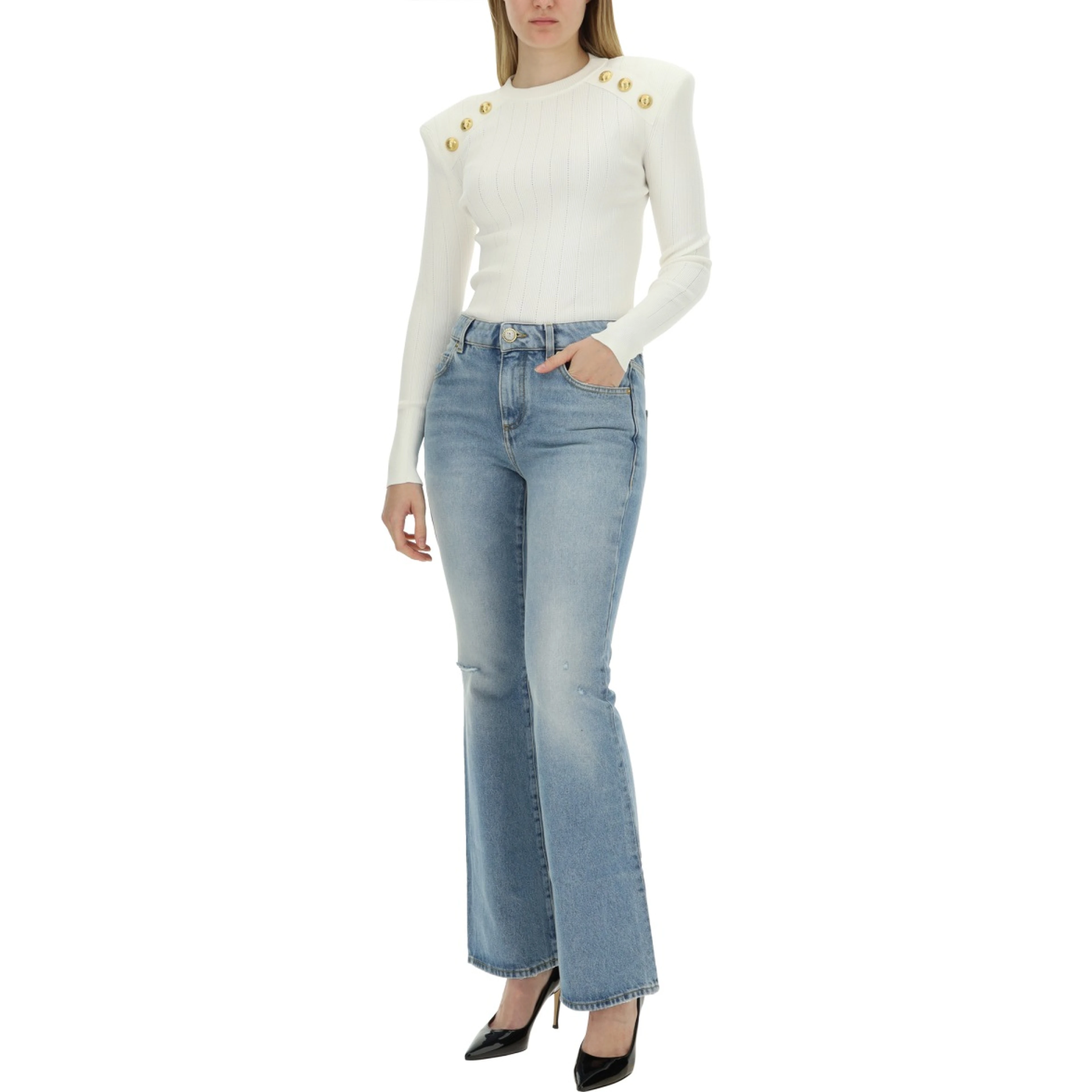 FLARE FIT JEANS
