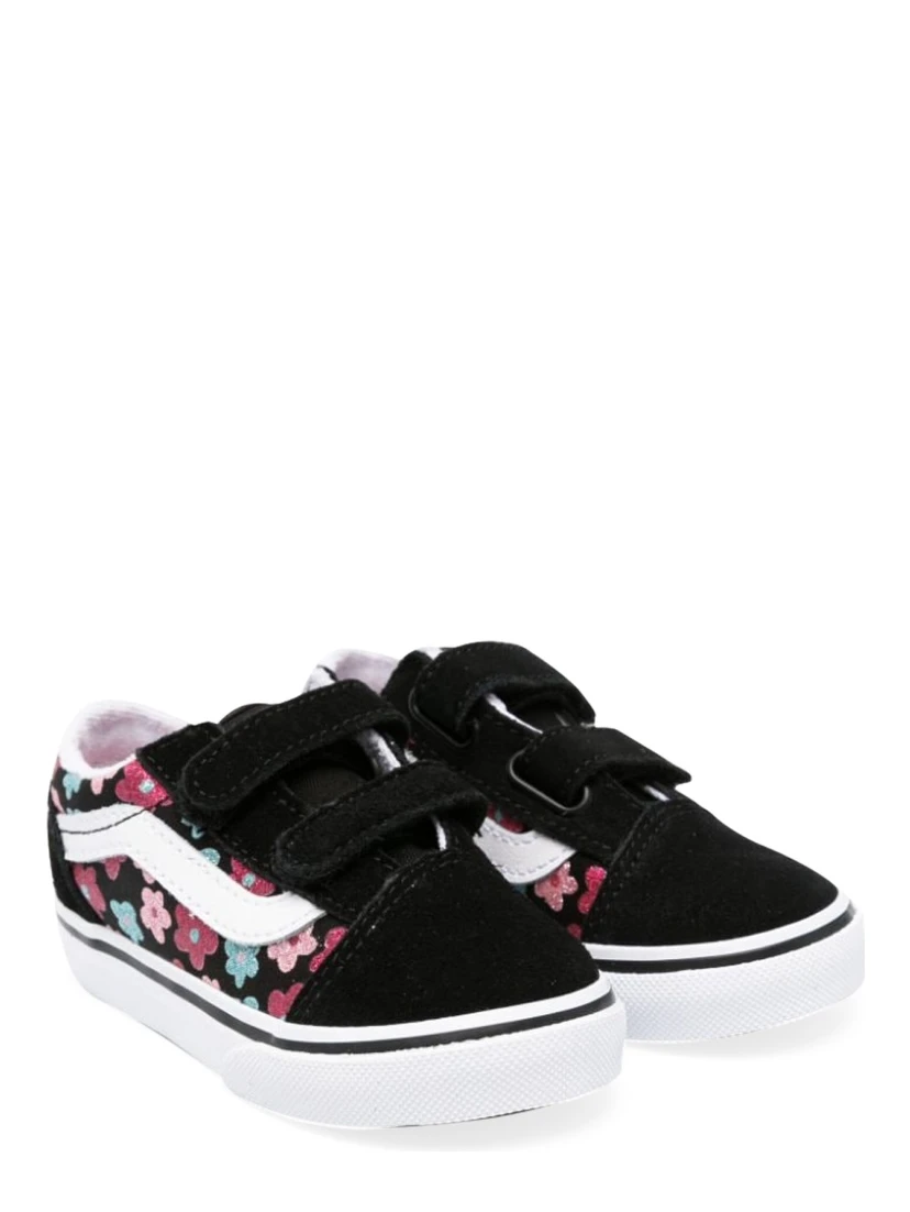 old skool v glitter flower power multi/true white