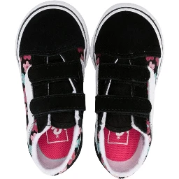 old skool v glitter flower power multi/true white