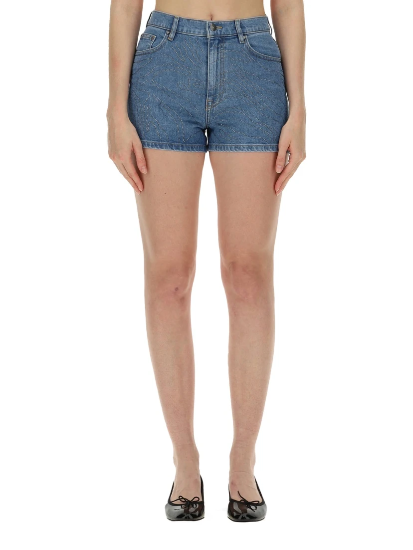 DENIM SHORTS