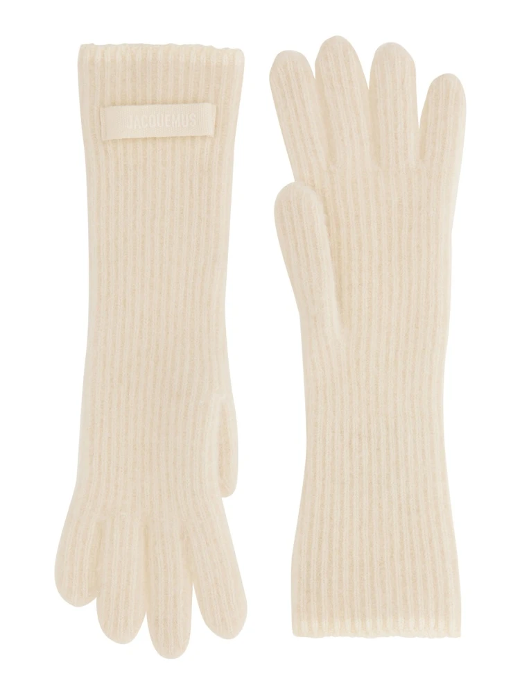 GROSGRAIN LOGO GLOVES