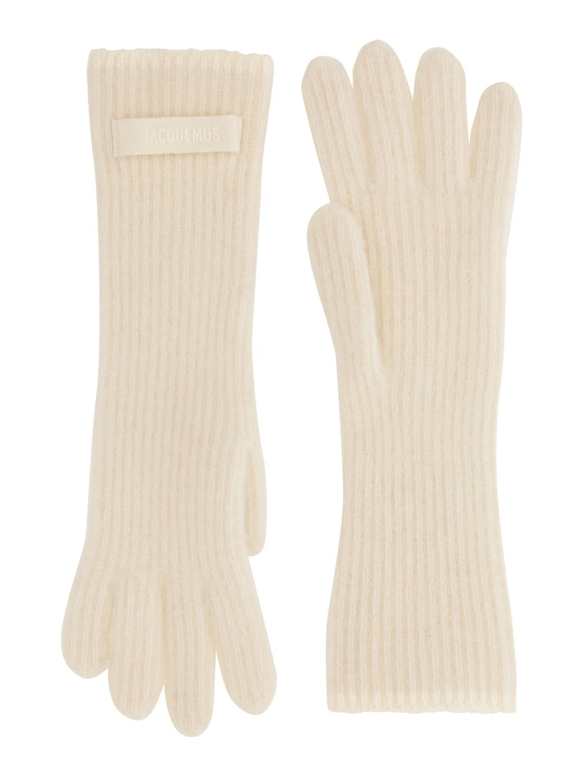 GROSGRAIN LOGO GLOVES