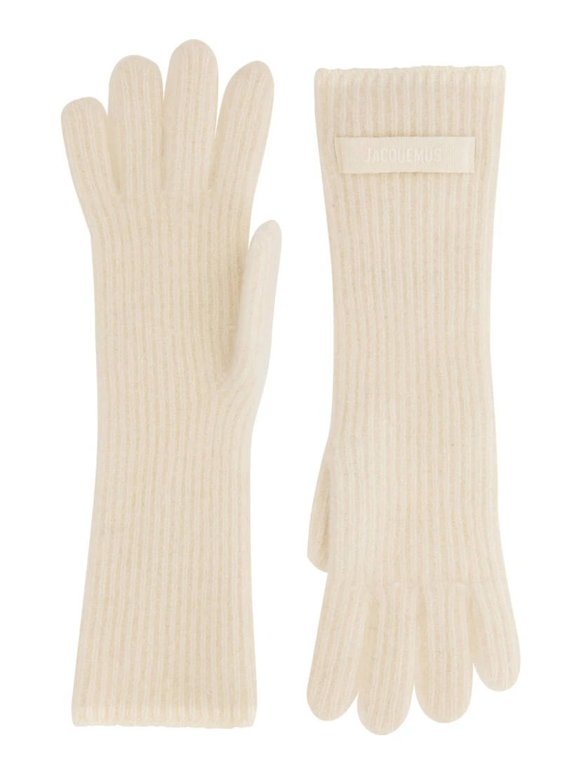 GROSGRAIN LOGO GLOVES