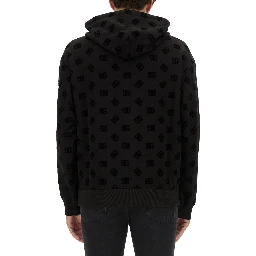 SWEATSHIRT WITH ALLOVER LOGO