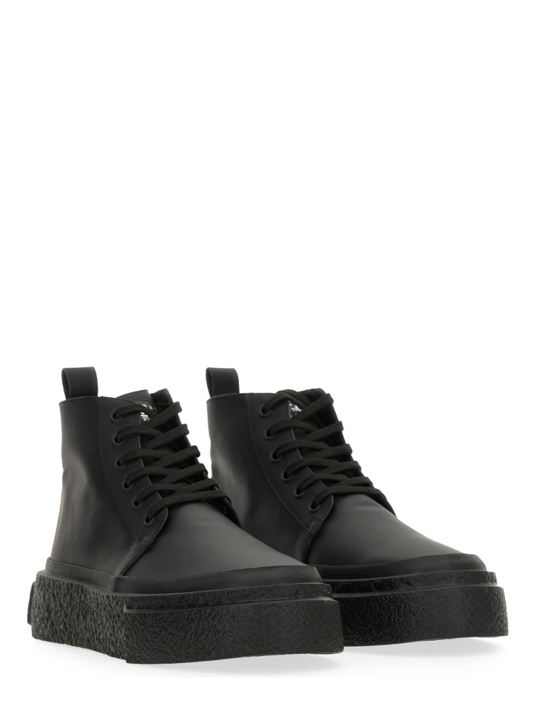 LEATHER LACE-UP SNEAKER alternative