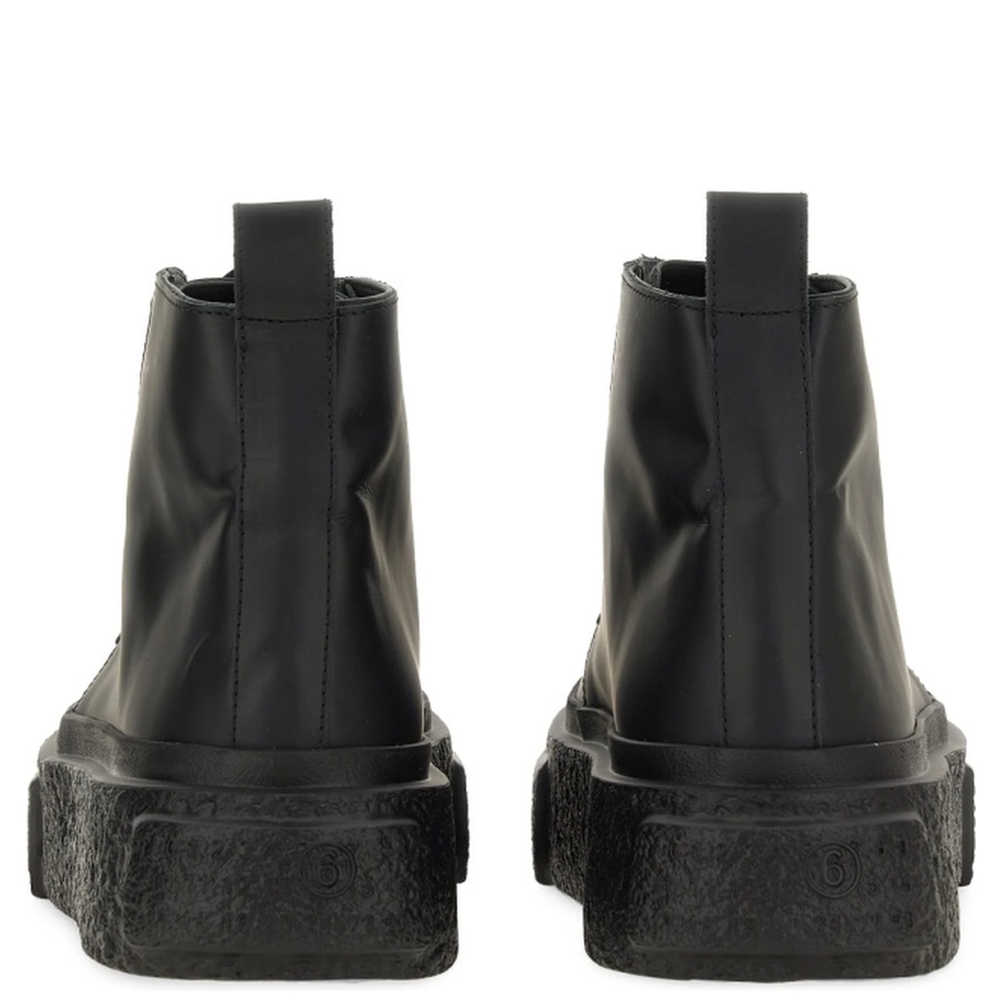 LEATHER LACE-UP SNEAKER