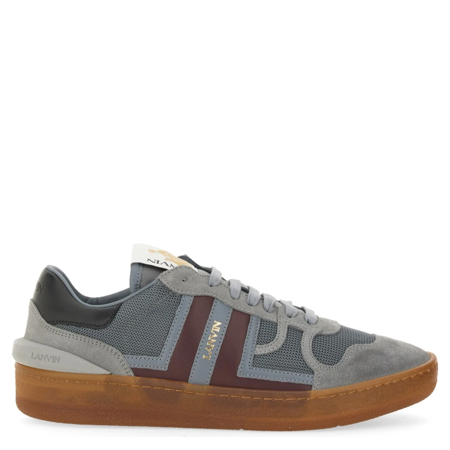 MESH, SUEDE AND NAPPA LEATHER SNEAKER