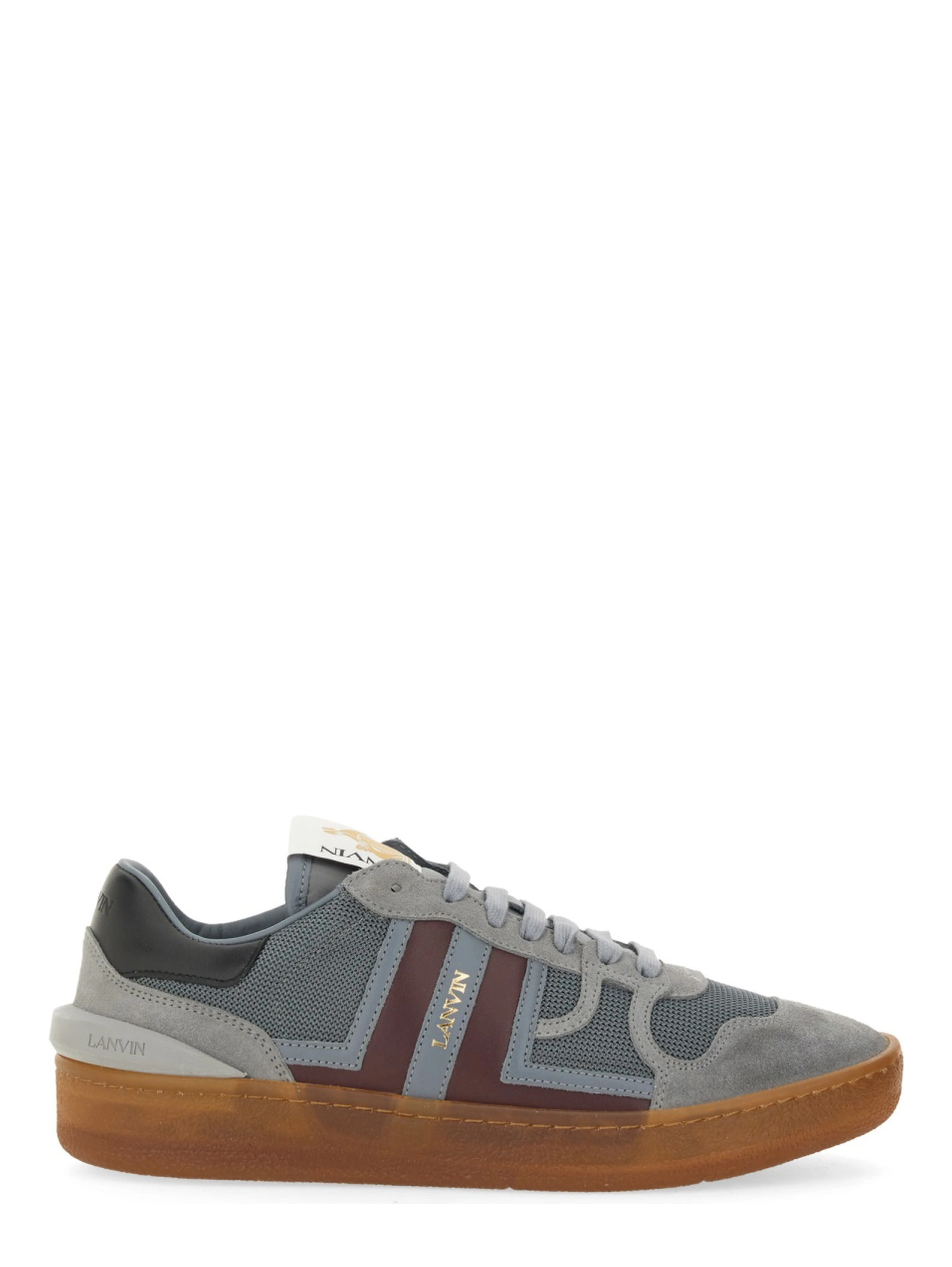 MESH, SUEDE AND NAPPA LEATHER SNEAKER