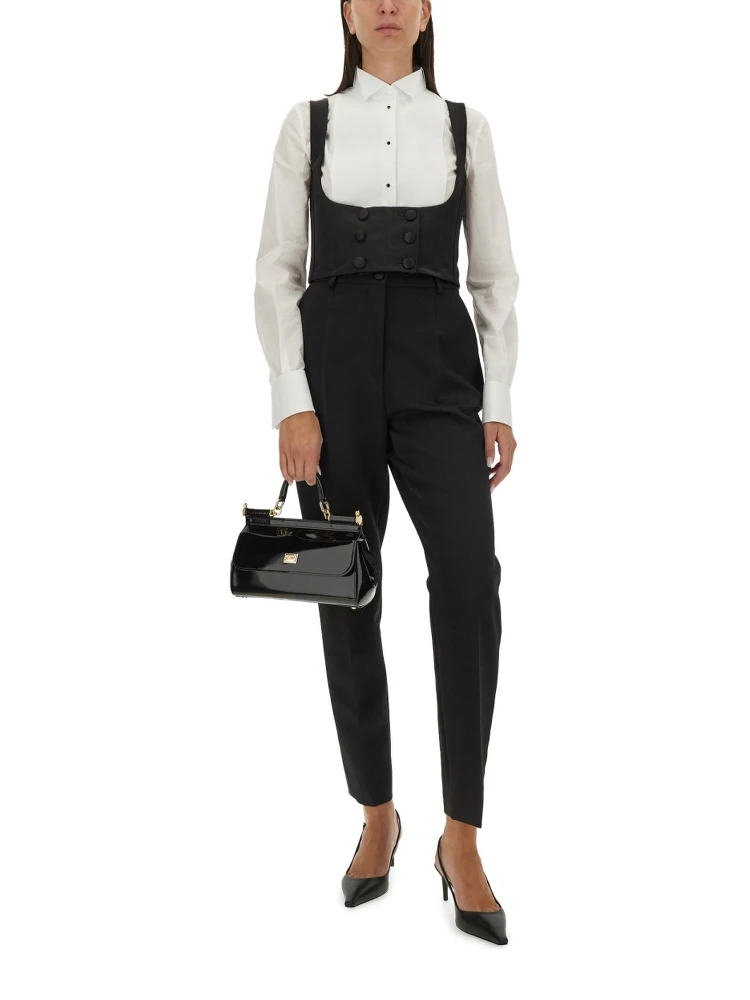 DOUBLE-BREASTED TUXEDO VEST alternative