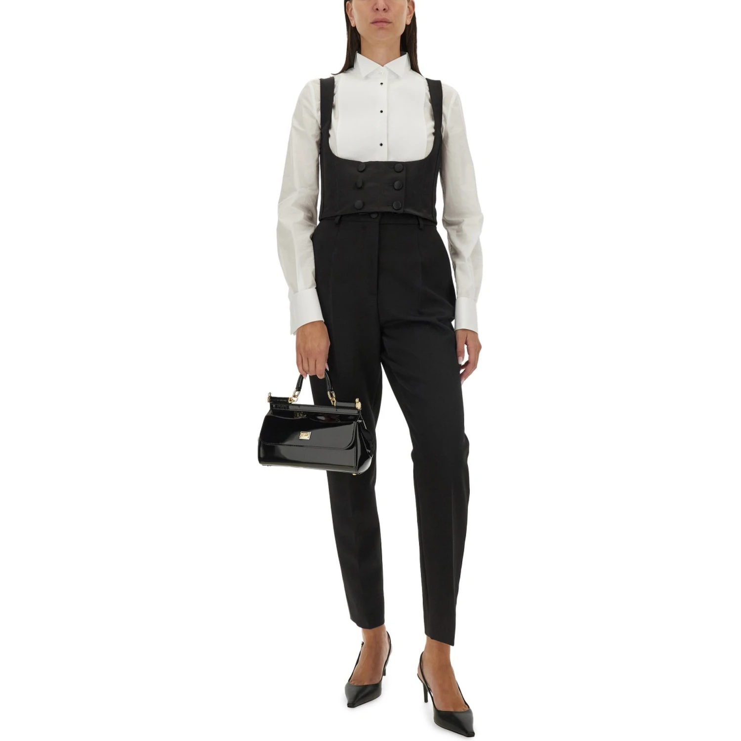 DOUBLE-BREASTED TUXEDO VEST