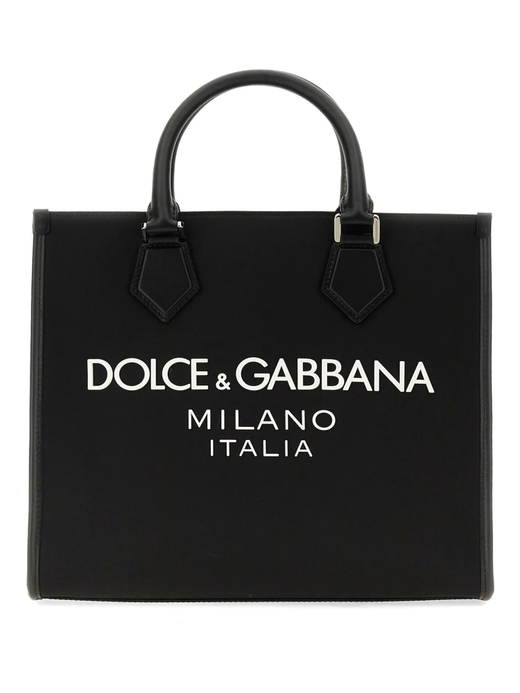 SHOPPING BAG WITH LOGO