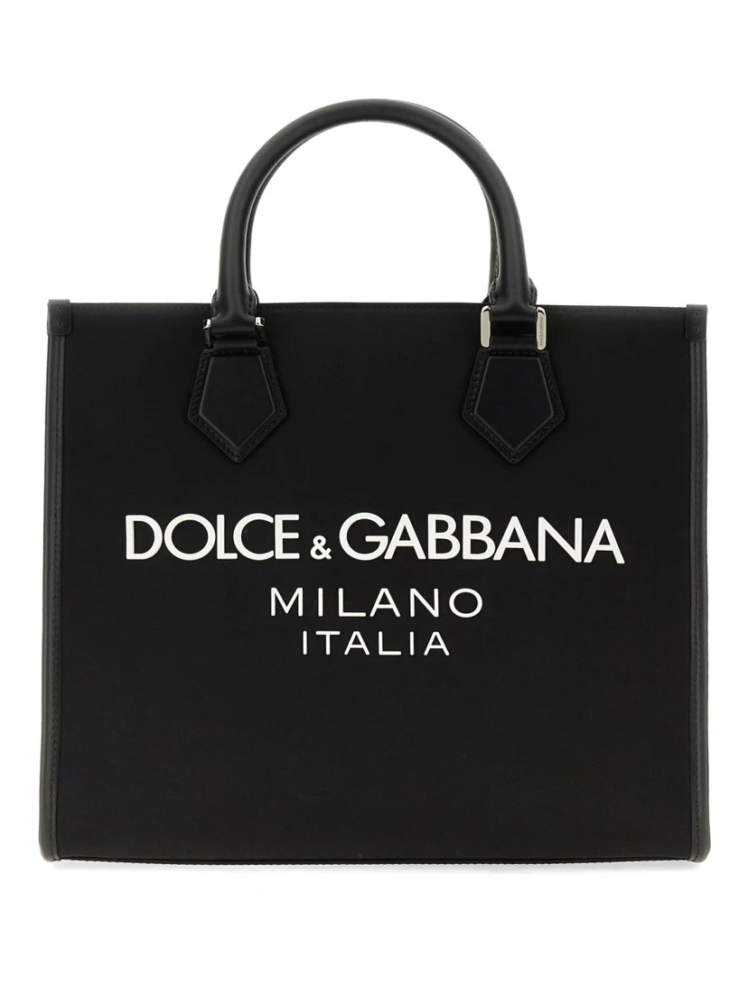 SHOPPING BAG WITH LOGO