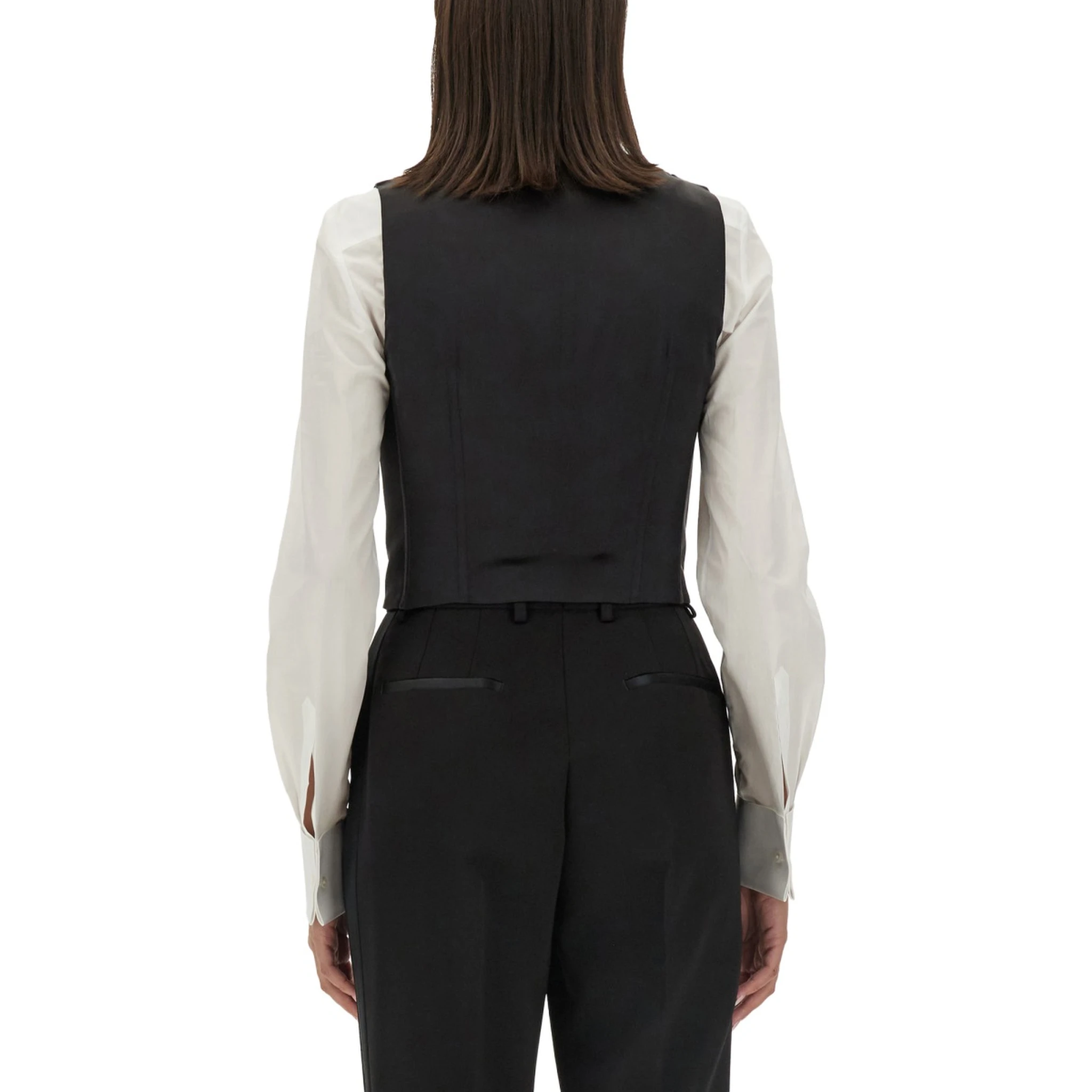 DOUBLE-BREASTED TUXEDO VEST