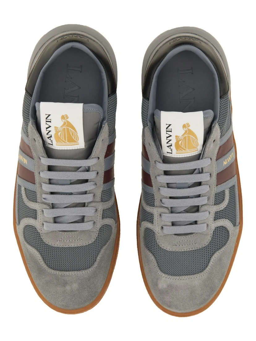 MESH, SUEDE AND NAPPA LEATHER SNEAKER